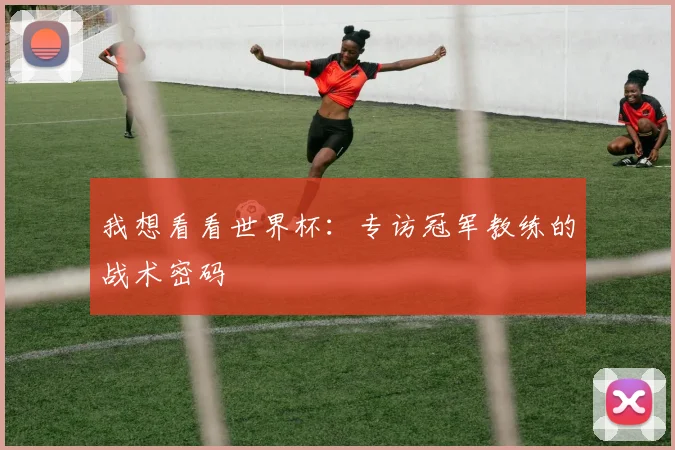 我想看看世界杯:专访冠军教练的战术密码